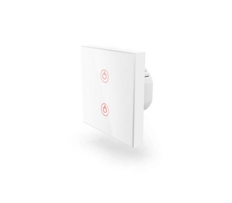Hama WiFi unterputz Wandschalter/Lichtschalter mit Alexa-/Google-Steuerung Smarter Lichtschalter von Hama
