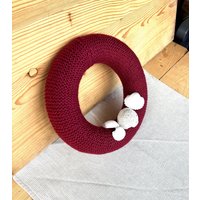 Gestrickter Kranz Um Selbstgestalten Moderner Türranz #4331056369 Gestrickter Kranz Um Selbstgestalten Moderner Türranz #4331056369 von XaversFactory