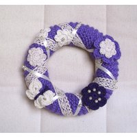 Moderner Kranz Zum Gestalten Türkranz Umstrickter Wandkranz #663653340 Moderner Kranz Zum Gestalten Türkranz Umstrickter Wandkranz #663653340 von XaversFactory