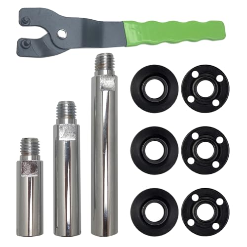 Xbsduih 5/8-11-Verlängerungswelle für Winkelschleifer mit Verbindungsstange-Set, Inklusive Winkelschleifer-Schlüssel, Einstellbarer Spannschlüssel und Flanschmutter-Kit. Xbsduih 5/8-11-Verlängerungswelle für Winkelschleifer mit Verbindungsstange-Set, Inklusive Winkelschleifer-Schlüssel, Einstellbarer Spannschlüssel und Flanschmutter-Kit. von Xbsduih