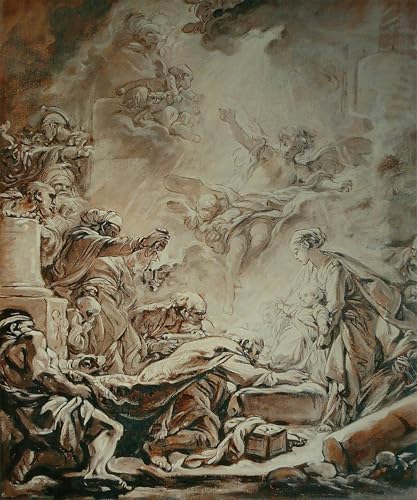 XcBAIHOUD Bekannt Bilder Canvas Wand Kunstdrucken Anbetung der Heiligen Drei Könige von François Boucher Natur Leinwand Kunst Wanddekoration für Zimmer 60x90cm XcBAIHOUD Bekannt Bilder Canvas Wand Kunstdrucken Anbetung der Heiligen Drei Könige von François Boucher Natur Leinwand Kunst Wanddekoration für Zimmer 60x90cm von XcBAIHOUD