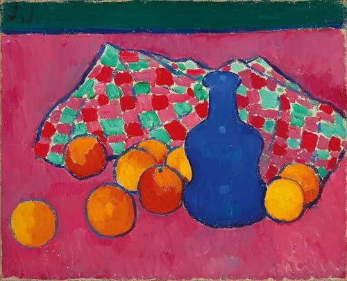 XcBAIHOUD Bekannt Bilder Canvas Wand Kunstdrucken Blaue Vase Mit Orangen Von Alexej Von Jawlensky Natur Leinwand Kunst Wanddekoration für Zimmer 60x90cm XcBAIHOUD Bekannt Bilder Canvas Wand Kunstdrucken Blaue Vase Mit Orangen Von Alexej Von Jawlensky Natur Leinwand Kunst Wanddekoration für Zimmer 60x90cm von XcBAIHOUD