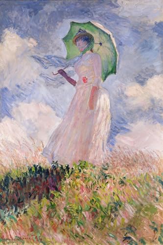 XcBAIHOUD Bekannt Bilder Canvas Wand Kunstdrucken Frau mit sonnenschirm nach links gedreht von claude monet Natur Leinwand Kunst Wanddekoration für Zimmer 60x90cm XcBAIHOUD Bekannt Bilder Canvas Wand Kunstdrucken Frau mit sonnenschirm nach links gedreht von claude monet Natur Leinwand Kunst Wanddekoration für Zimmer 60x90cm von XcBAIHOUD