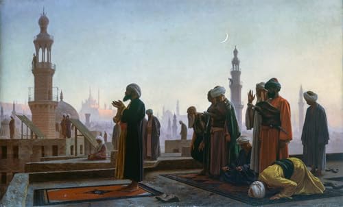 XcBAIHOUD Bekannt Bilder Canvas Wand Kunstdrucken Gebet in Kairo von Jean Leon Gerome Natur Leinwand Kunst Wanddekoration für Zimmer 60x90cm XcBAIHOUD Bekannt Bilder Canvas Wand Kunstdrucken Gebet in Kairo von Jean Leon Gerome Natur Leinwand Kunst Wanddekoration für Zimmer 60x90cm von XcBAIHOUD