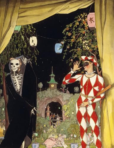 XcBAIHOUD Bekannt Bilder Canvas Wand Kunstdrucken Harlekin und Tod von Konstantin Andreevic Somov Natur Leinwand Kunst Wanddekoration für Zimmer 60x90cm XcBAIHOUD Bekannt Bilder Canvas Wand Kunstdrucken Harlekin und Tod von Konstantin Andreevic Somov Natur Leinwand Kunst Wanddekoration für Zimmer 60x90cm von XcBAIHOUD