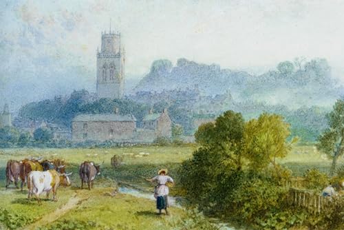 XcBAIHOUD Bekannt Bilder Canvas Wand Kunstdrucken Pontefract castle von myles Birket foster rws Natur Leinwand Kunst Wanddekoration für Zimmer 60x90cm XcBAIHOUD Bekannt Bilder Canvas Wand Kunstdrucken Pontefract castle von myles Birket foster rws Natur Leinwand Kunst Wanddekoration für Zimmer 60x90cm von XcBAIHOUD