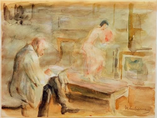 XcBAIHOUD Bekannt Bilder Canvas Wand Kunstdrucken Selbstporträt mit Model im Atelier Wannseevilla von Max Liebermann Natur Leinwand Kunst Wanddekoration für Zimmer 60x90cm XcBAIHOUD Bekannt Bilder Canvas Wand Kunstdrucken Selbstporträt mit Model im Atelier Wannseevilla von Max Liebermann Natur Leinwand Kunst Wanddekoration für Zimmer 60x90cm von XcBAIHOUD