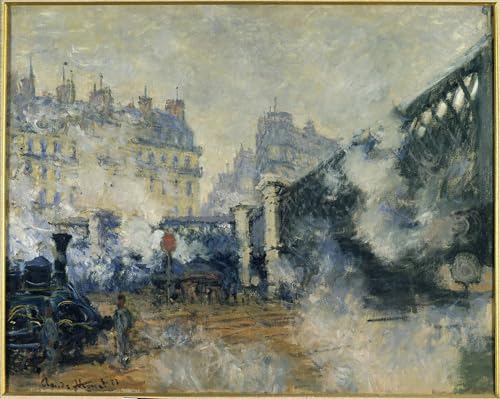 XcBAIHOUD Bekannt Leinwandbilder Deko Bilder Leinwandgemälde Europa-brücke und st. lazarus station gemälde von claude monet Wand Wanddekoration für Zimmer 60x90cm XcBAIHOUD Bekannt Leinwandbilder Deko Bilder Leinwandgemälde Europa-brücke und st. lazarus station gemälde von claude monet Wand Wanddekoration für Zimmer 60x90cm von XcBAIHOUD
