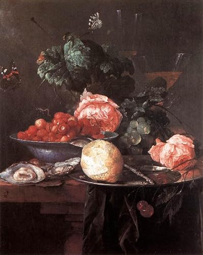 XcBAIHOUD Bekannt Leinwandbilder Deko Bilder Leinwandgemälde Stillleben Mit Früchten Von Jan Davidsz De Heem Wand Wanddekoration für Zimmer 60x90cm XcBAIHOUD Bekannt Leinwandbilder Deko Bilder Leinwandgemälde Stillleben Mit Früchten Von Jan Davidsz De Heem Wand Wanddekoration für Zimmer 60x90cm von XcBAIHOUD