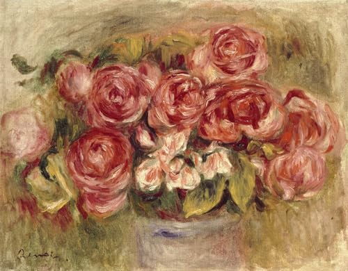 XcBAIHOUD Bekannt Leinwandbilder Deko Bilder Leinwandgemälde Stillleben mit rosen in einer Vase von pierre auguste renoir Wand Wanddekoration für Zimmer 60x90cm XcBAIHOUD Bekannt Leinwandbilder Deko Bilder Leinwandgemälde Stillleben mit rosen in einer Vase von pierre auguste renoir Wand Wanddekoration für Zimmer 60x90cm von XcBAIHOUD
