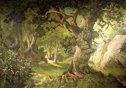 XcBAIHOUD Berühmte Gemälde Kunstdruck Wanddeko Wand Kunstdruck Wanddeko Der Garten des Zauberers Klingsor Aus dem Parzival-Zyklus von Christian Jank für Wohnzimmerdekoration 60x90cm XcBAIHOUD Berühmte Gemälde Kunstdruck Wanddeko Wand Kunstdruck Wanddeko Der Garten des Zauberers Klingsor Aus dem Parzival-Zyklus von Christian Jank für Wohnzimmerdekoration 60x90cm von XcBAIHOUD