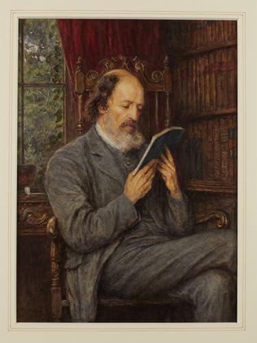 XcBAIHOUD Berühmte Gemälde Kunstdruck Wanddeko Wand Modern Canvas Leinwandbild Lord Tennyson von Helen Allingham Wall Decoration Bilder für Wohnzimmerdekoration 60x90cm von XcBAIHOUD