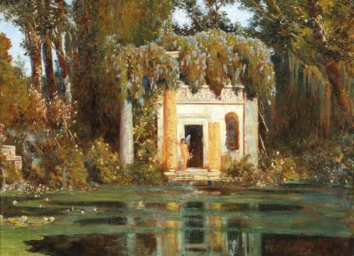 XcBAIHOUD Berühmte Gemälde Kunstdruck Wanddeko Wand Modern Canvas Leinwandbild Parklandschaft mit teich und von max roeder Wall Decoration Bilder für Wohnzimmerdekoration 60x90cm XcBAIHOUD Berühmte Gemälde Kunstdruck Wanddeko Wand Modern Canvas Leinwandbild Parklandschaft mit teich und von max roeder Wall Decoration Bilder für Wohnzimmerdekoration 60x90cm von XcBAIHOUD