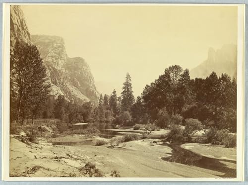 XcBAIHOUD Berühmte Gemälde Kunstdruck Wanddeko Wand Modern Canvas Leinwandbild Up the Valley von Carleton E. Watkins Wall Decoration Bilder für Wohnzimmerdekoration 60x90cm von XcBAIHOUD