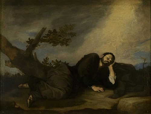 XcBAIHOUD Berühmte Gemälde Moderne Wandbild Kunstdruck Wand Dekoration Jakobs Traum von Jusepe De Ribera Wandposter Kunstdruck für Wohnzimmerdekoration 60x90cm XcBAIHOUD Berühmte Gemälde Moderne Wandbild Kunstdruck Wand Dekoration Jakobs Traum von Jusepe De Ribera Wandposter Kunstdruck für Wohnzimmerdekoration 60x90cm von XcBAIHOUD