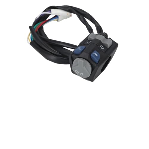Kompatibel mit Motorradmodellen ECF ECF EXC-W EXC TPI EXC-F SC SMC SXC Rally Super te Fe tx FX Schalter Scheinwerfer Hornlampe Hebel-Aftermarket-Austausch(Fünf Funktionsschalter) von XcJyoPBec