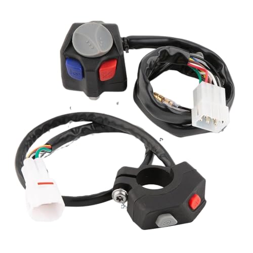 Motorcycle Electric Flameout Starter Stopp Horn Kill Switch drei Funktionstaste kompatibel mit exc-f sxf xc te fe fx Modelle Universal Fit(Satz) von XcJyoPBec