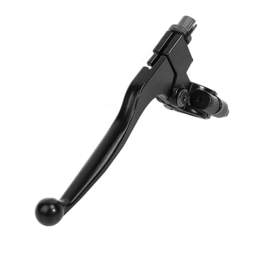 XcJyoPBec 1pcs 22mm Faltkupplungshebelgriff mit Barsch kompatibel mit 50 cm3 12ccm Dirt Pit Motorradmodells Universal Fit(Schwarz) von XcJyoPBec