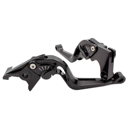 XcJyoPBec CNC -Bremskupplungshebel mit V7 Racer 2011 2020 V7 Classic Stornello 2008 2020 V7 Special Custom 2012 2020 Motorradmodelle Aftermarket Ersatz(schwarz-150mm) von XcJyoPBec