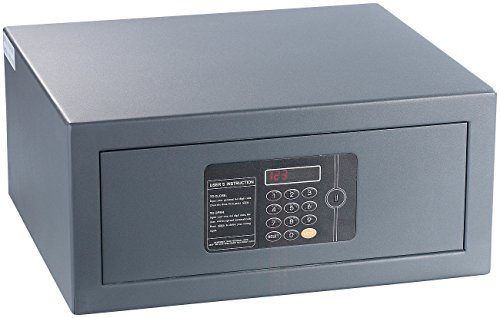 Xcase Notebook Safe: Notebook-Stahlsafe mit digitalem Code-Schloss, LED-Display, 22 Liter (Laptop Tresor, Möbelsafe, Schlüsselsafe) von Xcase