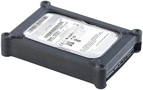Xcase Festplatten Schutzhülle: Silikon-Festplatten-Protector für 3,5" HDDs (Festplattenhülle, Festplattenschutz, Hülle für Externe Festplatte) von Xcase