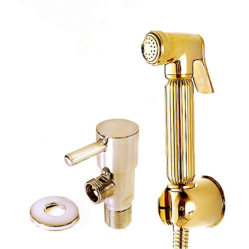 Xcel Home™ Gold Muslimische Shattaf Bidet Duschkopf WC Sprühkopf Messing Hygiene von Xcel Home