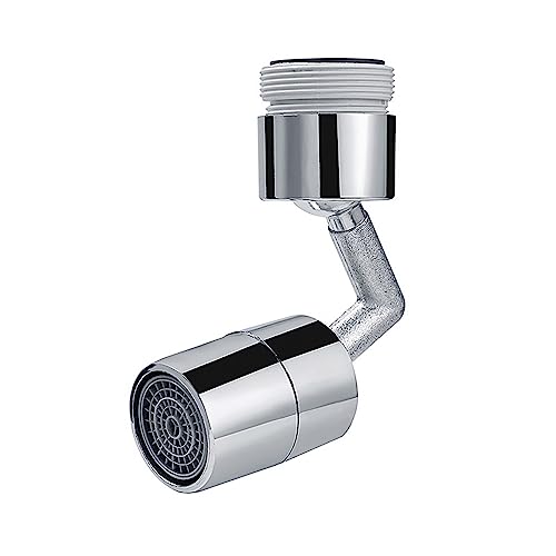 Xcello Universeller 360-Grad-Schwenkhahn-Verlängerer, Komplett aus Kupfer, Spritzwassergeschützt, Wasserhahn Ae Oder Für Die Küche von Xcello