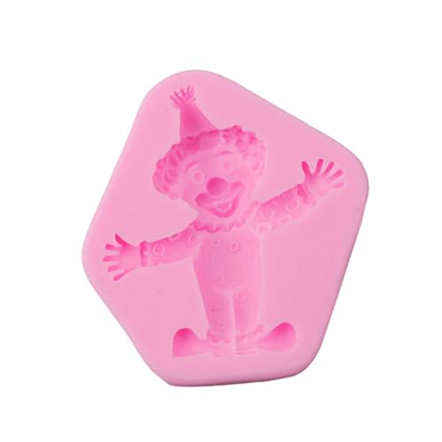 Xchon Backformen, lustige Clown-Silikonform, Fondantform, Kuchenzubehör, Backutensilien, Kunstharz, Ornamente, handgefertigte Seifenform Xchon Backformen, lustige Clown-Silikonform, Fondantform, Kuchenzubehör, Backutensilien, Kunstharz, Ornamente, handgefertigte Seifenform von Xchon