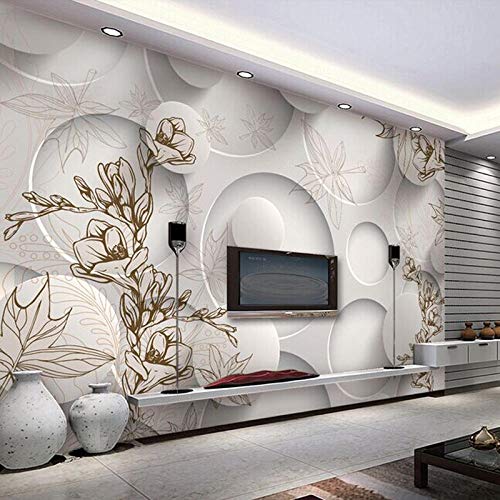 Moderne 3D-Tapeten Ausgefallene Textilwandbilder Fototapete 3D-Wohnzimmer-Schlafzimmer-Hintergrunddekor 3D-Tapete,350(W)*256(H)Cm von Xcstdjx