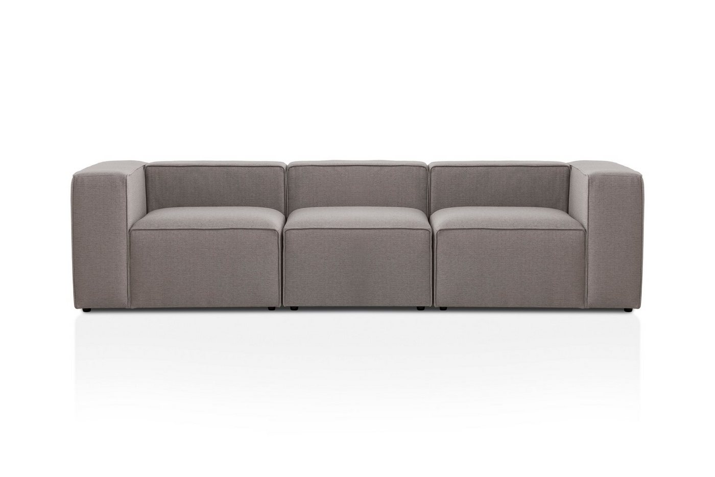 XDREAM 3-Sitzer Modulares Sofa Milos, individuell kombinierbare Wohnlandschaft, 3 Teile, skandinavisches Design von Xdream