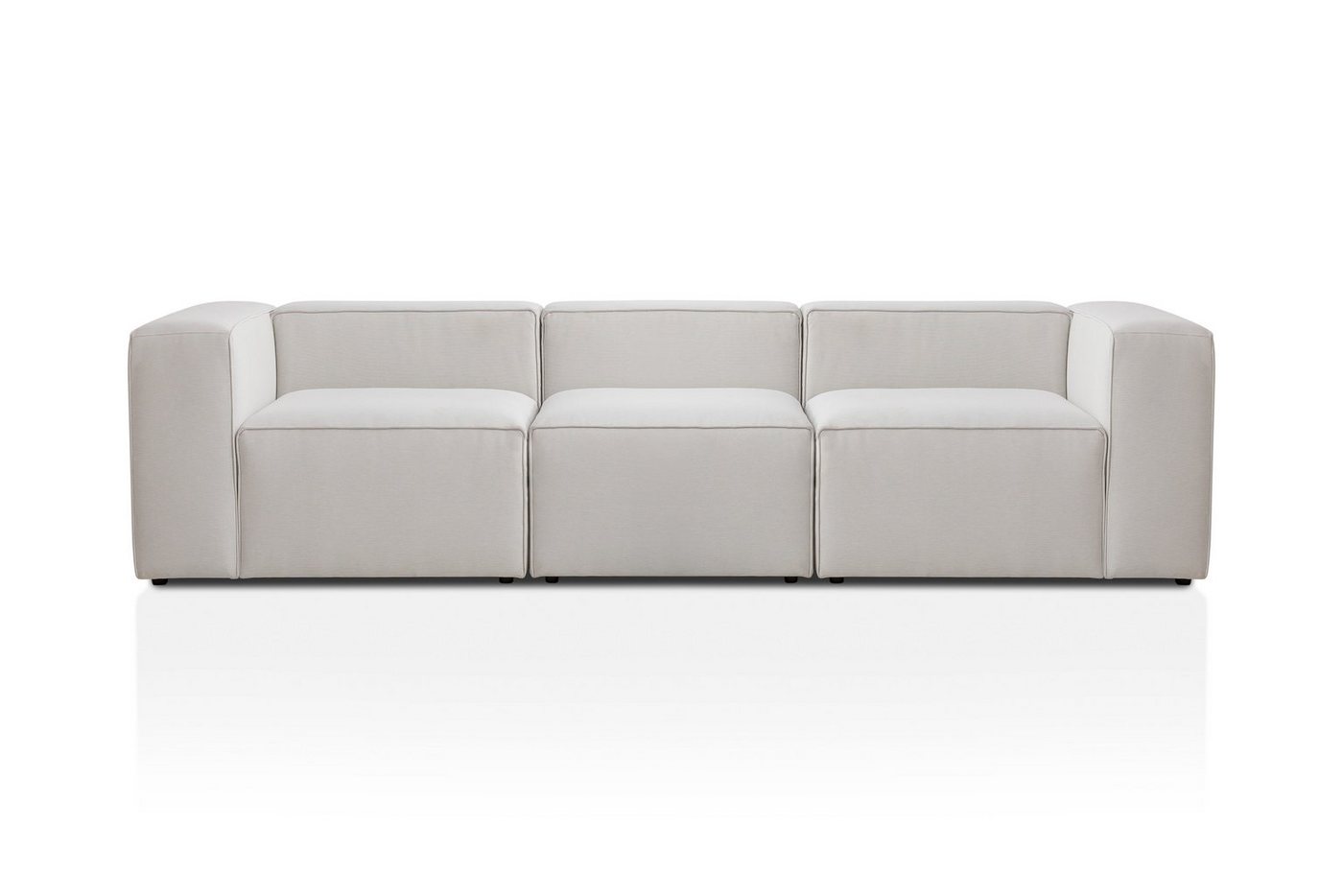 XDREAM 3-Sitzer Modulares Sofa Milos, individuell kombinierbare Wohnlandschaft, 3 Teile, skandinavisches Design von Xdream