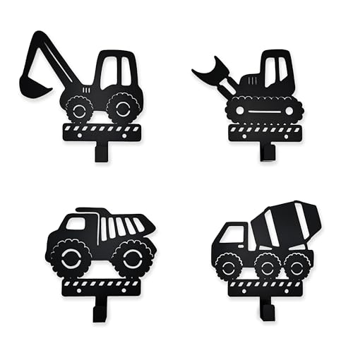 Xedatric 4 Stück Baufahrzeuge Silhouette Form Metall Wandhaken Mäntel Haken Dekorative Haken für Kinderzimmer Jungenzimmer Kinderzimmer Spielzimmer Klassenzimmer Xedatric 4 Stück Baufahrzeuge Silhouette Form Metall Wandhaken Mäntel Haken Dekorative Haken für Kinderzimmer Jungenzimmer Kinderzimmer Spielzimmer Klassenzimmer von Xedatric