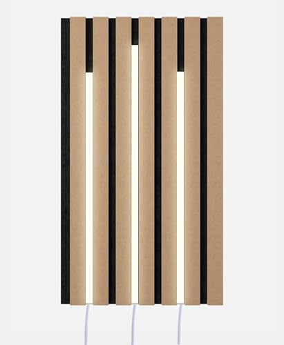 Xenon Dimmbare Led Akustikpaneele Beleuchtung 3x1m warmweiß anschlussfertig Abdeckung weiß matt von Xenon