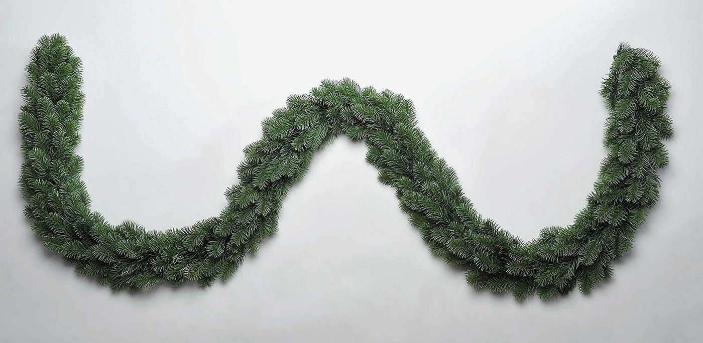 Kunstgirlande Xenotec Voll PE Weihnachtsgirlande Länge ca. 270cm naturgetreu künstliche Tannenzweige, Xenotec, Höhe 270 cm, Naturgetreu eingefärbt - B1 "schwer entflammbar" Kunstgirlande Xenotec Voll PE Weihnachtsgirlande Länge ca. 270cm naturgetreu künstliche Tannenzweige, Xenotec, Höhe 270 cm, Naturgetreu eingefärbt - B1 "schwer entflammbar" von Xenotec