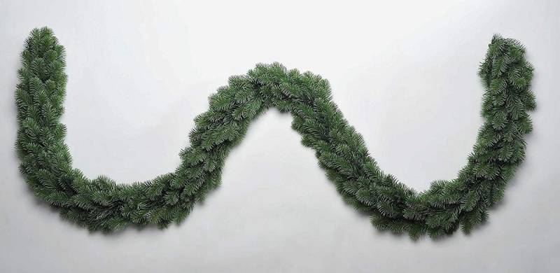 Kunstgirlande Xenotec Voll PE Weihnachtsgirlande Länge ca. 270cm naturgetreu künstliche Tannenzweige, Xenotec, Höhe 270 cm, Naturgetreu eingefärbt - B1 "schwer entflammbar" von Xenotec