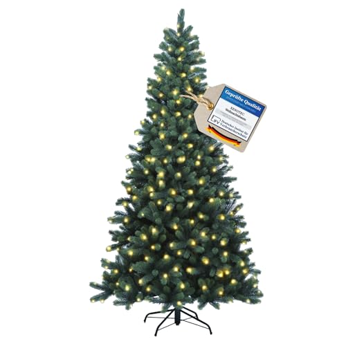XENOTEC Premium Weihnachtsbaum 210cm – helles Licht – künstlicher Weihnachtsbaum – mit 312 LEDs – unechter Tannenbaum - PE-Weihnachtsbaum… von Xenotec