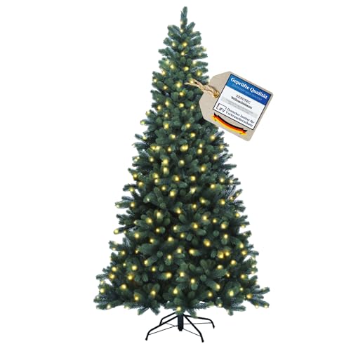 XENOTEC Premium Weihnachtsbaum 240cm – helles Licht – künstlicher Weihnachtsbaum – mit 70 LEDs – unechter Tannenbaum - PE-Weihnachtsbaum XENOTEC Premium Weihnachtsbaum 240cm – helles Licht – künstlicher Weihnachtsbaum – mit 70 LEDs – unechter Tannenbaum - PE-Weihnachtsbaum von Xenotec