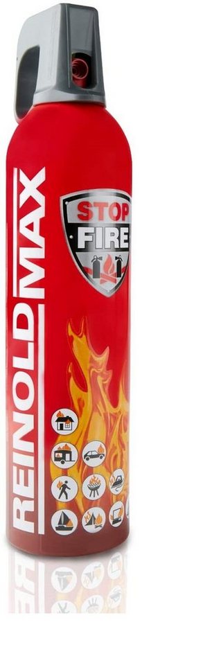 Xenotec Feuerlöschspray XENOTEC Premium Feuerlöschspray – 750ml – ohne Wandhalter - Stopfire – Autofeuerlöscher – REINOLDMAX – wiederverwendbar, Dauerdruck, Wasser, Löschschaum AFFF 1 %, N2, (1-St) Auto, Wohnung, Wohnmobil, Garten, Grill von Xenotec