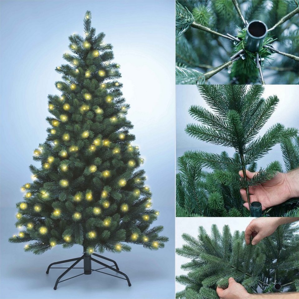 Xenotec Künstlicher Weihnachtsbaum XENOTEC PREMIUM Weihnachtsbaum–künstlicher Weihnachtsbaum–mit LEDs, Spritzguss, Nordmanntanne, natürlich eingefärbte Zweige, warmweiße Lichter Xenotec Künstlicher Weihnachtsbaum XENOTEC PREMIUM Weihnachtsbaum–künstlicher Weihnachtsbaum–mit LEDs, Spritzguss, Nordmanntanne, natürlich eingefärbte Zweige, warmweiße Lichter von Xenotec