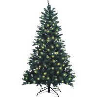 Xenotec PE-BM180 Künstlicher Weihnachtsbaum mit Beleuchtung Tanne Warmweiß LED Grün EEK: G (A - G von Xenotec