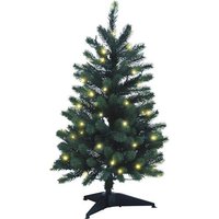 Xenotec PE-BM85 Künstlicher Weihnachtsbaum mit Beleuchtung Tanne Warmweiß LED Grün EEK: G (A - G) von Xenotec