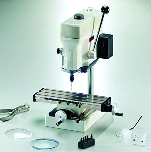Xenox Tischbohrmaschine TBX (85 W, für präzise Bohrungen, Antrieb 3-Fach Riemenscheibe, Bohrmaschine für Schmuck) 68128 von CHICHL