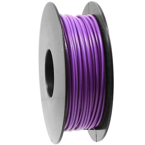 Xenterio LiYv Schaltlitze hochflexibel, 0,50mm², 25m Spule, Leiter Kupfer verzinnt, 900V, Farbe Isolierung violett von Xenterio