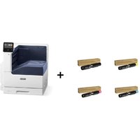 Jetzt 200€ Cashback sichern!* 1 Jahr Garantie inklusive - Verlängerung auf 5 Jahre nach Registrierung möglich* Xerox VersaLink C7000DN Farblaserdrucker inkl. Xerox Original Tonerset extra von Xerox