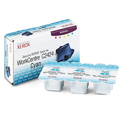 Xerox 108R00660 WorkCentre C2424 colorstix Standardkapazität 3 x 1.133 Seiten 3er-Pack, cyan von Xerox