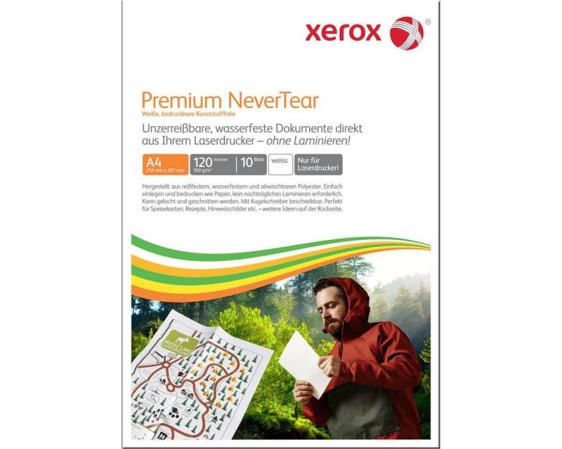 Xerox Dekorationsfolie Xerox® 003R98126 Premium NeverTear Synthetic A4 120µm weiß von Xerox