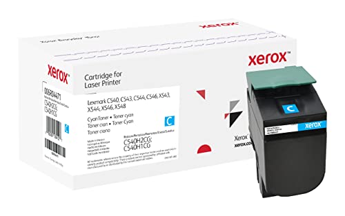 Xerox Everyday Toner Cyan Hohe Kapazität für Lexmark C540H2CG; C540H1CG 2000 Seiten - (006R04471) von Xerox