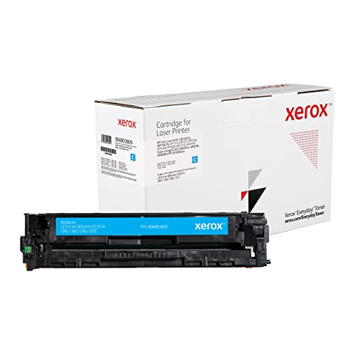 Xerox Laser Toner Everyday 006R03809 Cyan Ersatz für HP CB541A CE321A CF211A Canon CRG-131C diverse imageCLASS HP Color HP LaserJet MFP Pro von Xerox