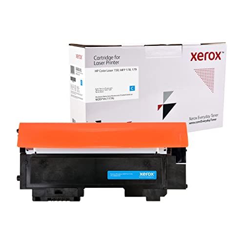 Xerox Laser Toner Everyday 006R04592 Cyan Ersatz für HP 117A W2071A HP Color Laser 150 MFP 178 179 150 MFP 178 MFP 179 von Xerox