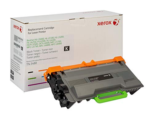 Xerox Laser Toner Everyday REMAN 006R03618 TN3480 Schwarz für Brother DCP-L5500/6600; HL-L5000/5100/5100/5200/5200/6250/6300/6300/6400; MFC-L5700/5750/6800/6900 Wiederaufbereitet Hohe Kapazität von Xerox